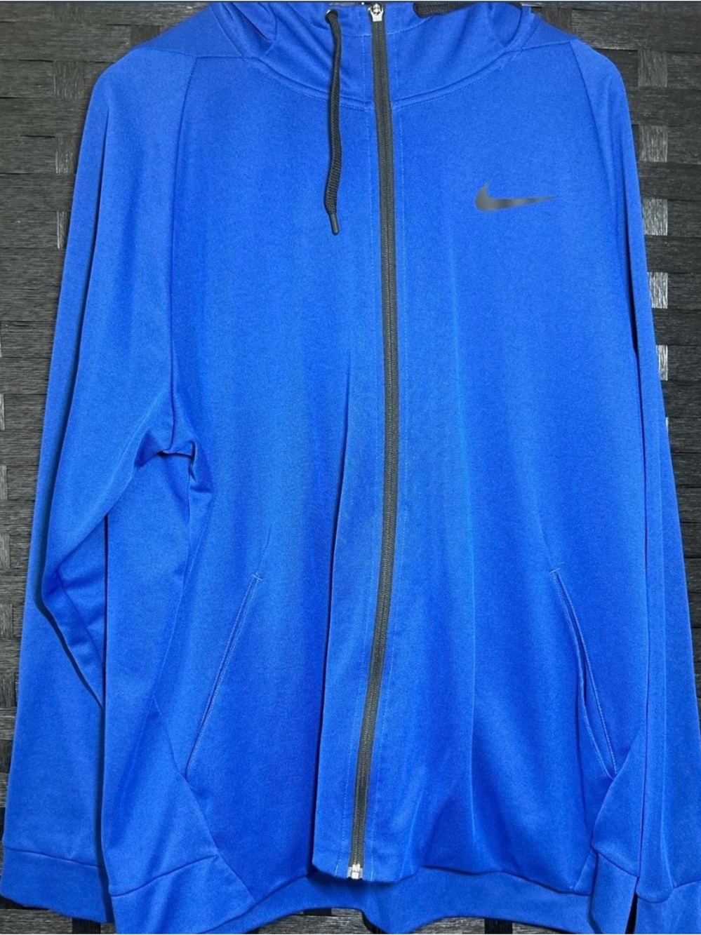Nike Men’s Zip-Up Hooded Jacket - Blue